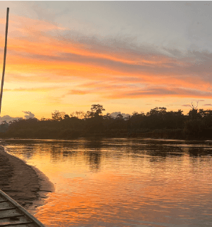 Excursión fluvial al
atardecer